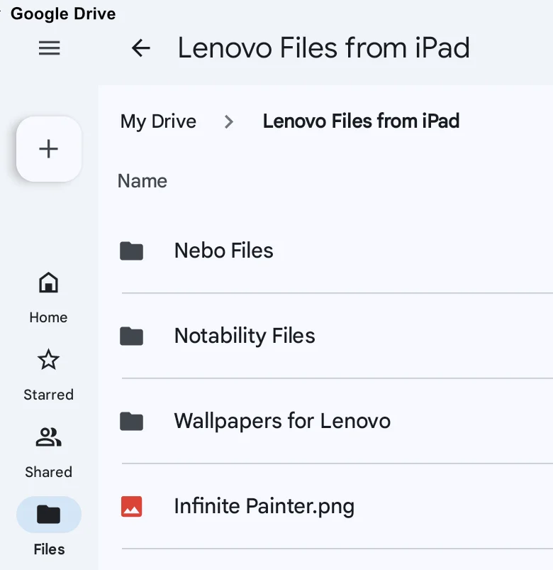 Cloud services apps for tablets