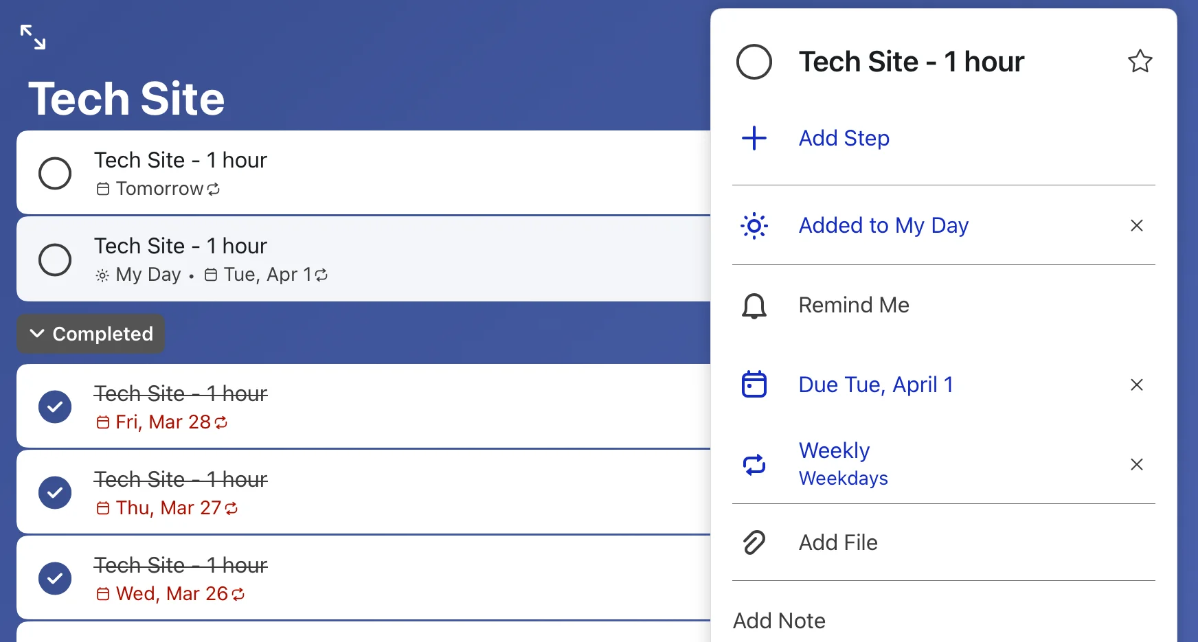 Microsoft's To Do app