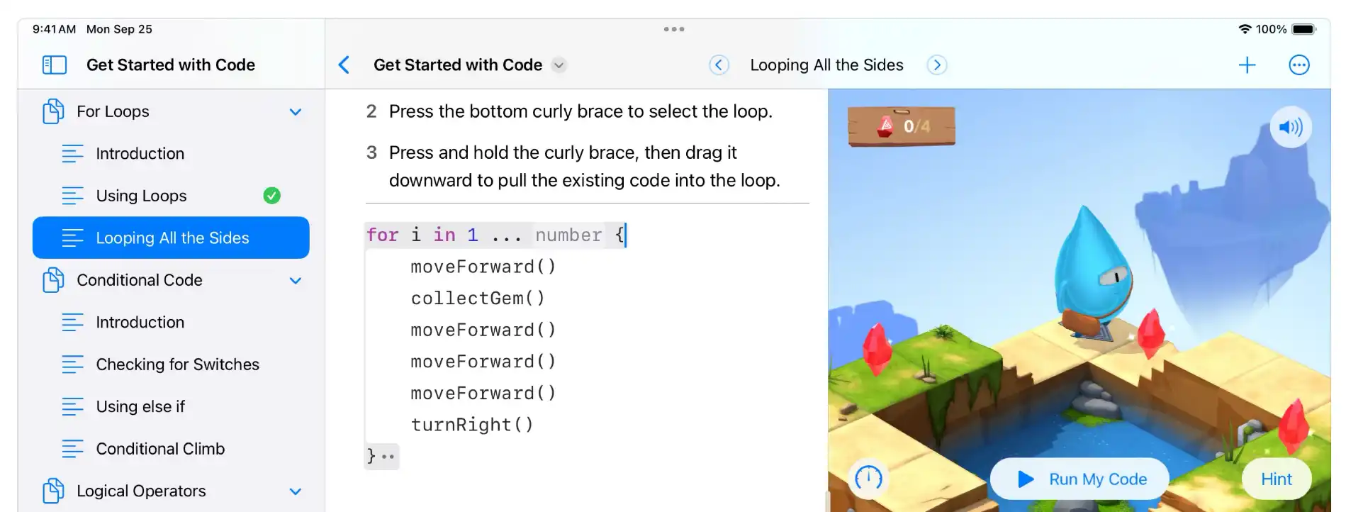 Image of Swift Playground for iPad